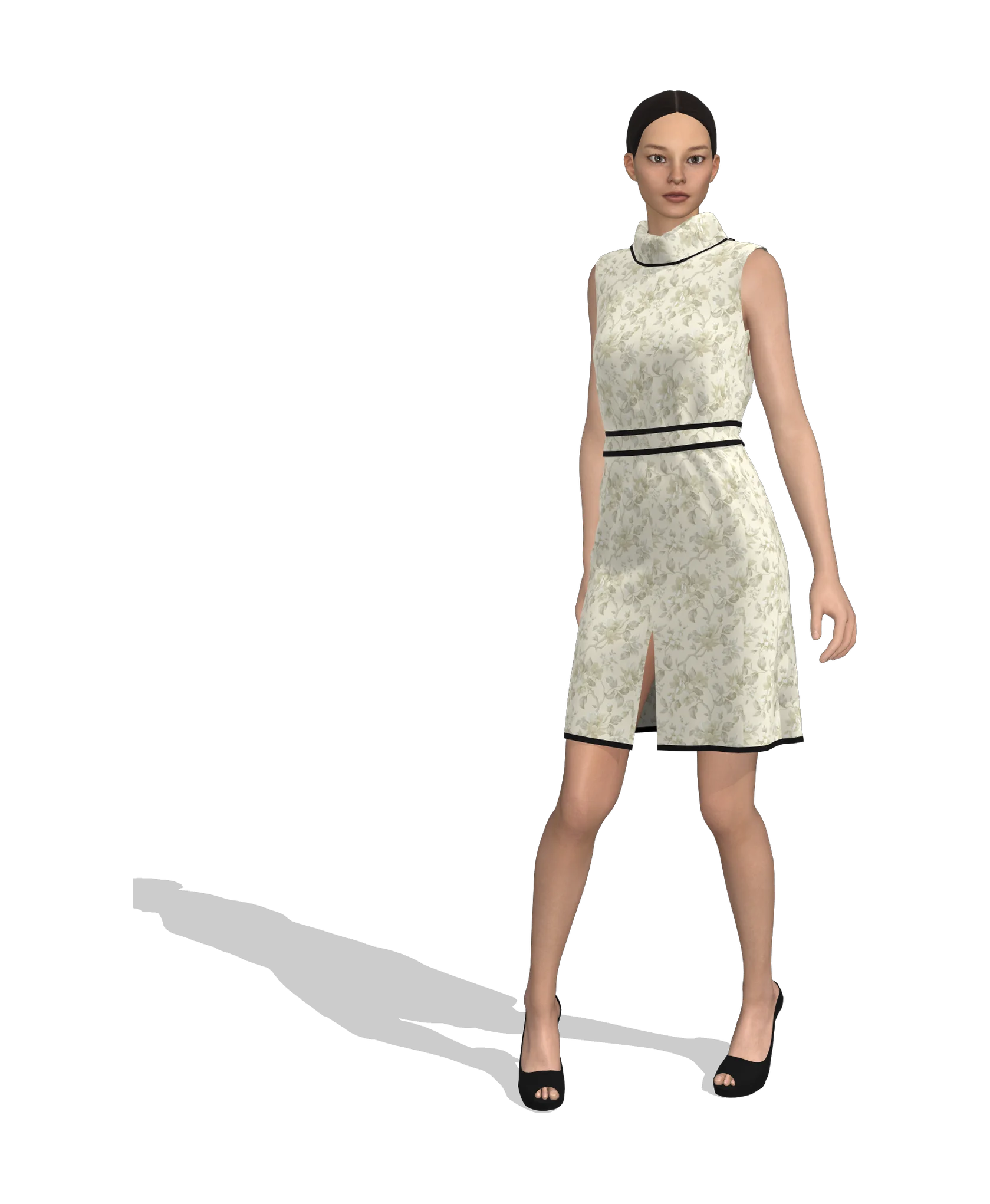 KDscion p86 sleeveless sheath dress